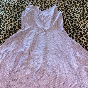 Old Navy Purple/White Summer Dress Small